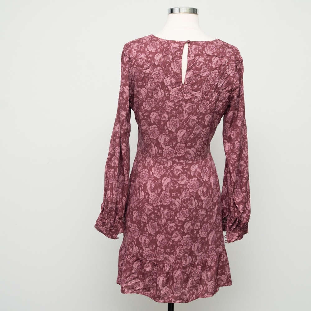PAIGE  - Floral Button Front‎ Mini Dress - Picture 6 of 13